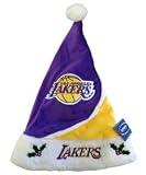 Forever Collectibles Los Angeles Lakers Santa Hat