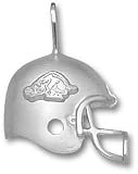 Arkansas Razorbacks Solid Sterling Silver Razorback Helmet Pendant