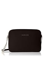 Michael Kors Bandolera Jet Set Large Saffiano Crossbody (Negro)