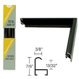 Nielsen Bainbridge Anodic Black Profile #5 Metal Frame Kits 33in pair