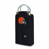 NFL Cleveland Browns Metro Brunello Insulated Neoprene Two-Bottle Wine Tote with Corkscrew