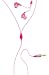 Rivet Stereo Earphones - Pink