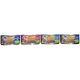 Friskies Wet Cat Food, Classic Pate, Seafood, 4-Flavor Variety Pack, 5.5-Ounce Can, Pack of 32