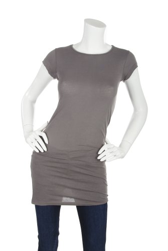 LAmade Women's Long Cap Sleeve Crew Neck Tee