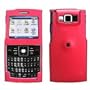 Fits Samsung Ace SPH-i325 i325 Sprint Snap on protector Faceplate Cover Housing Case - Solid Red Rubber Feel