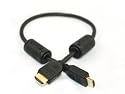 Advanced 1.5ft 1.3a HDMI Cable, Supports up to 1080p or 1600p (WITHOUT the need of a booster), Supports 2560 x 1600 resolutions used with the WQXGA cinema standard, Supports "Deep Color" Feature, Maximum TMDS bandwidth: 10.2 GigaBit/sec, Support for 120Hz, is fully HDCP compliant, Certified for compatibility with Sony PlayStation 3, Dolby TrueHD, DTS-HD Master Audio, Blue-Ray HD DVD, and HD-DVD, Outperforms all more expensive retail boxed cables - guaranteed or your money back!