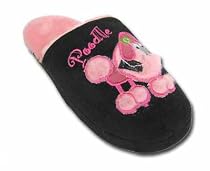 Ladies Cooler Slippers Novelty Mule Poodle Design 262