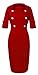 Homeyee® Women's Elegant Lapel Tunic Party Dress U753