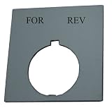 EATON HT8SP38 Standard Legend Plate,For.Rev.