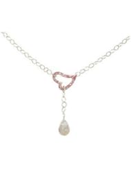 Girls Mother-of-Pearl Necklace in Sterling Silver