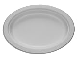 Stalkmarket 12-Inch Jumbo Oval Platter, 500-Count Case