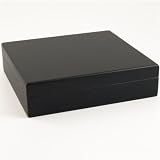 Travel Matte Black Cigar Humidor + Humidifier 15-20 Ct Travel Matte Black Cigar Humidor + Humidifier 15-20 Ct