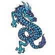 Dragon 4 Temporary Tattoo 2.5x3.5