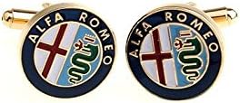 Alfa Romeo Cufflinks - Car Logo Design