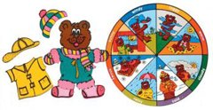31FY8BG922L BB SET TEDDY BEAR WEATHER GR. K 3