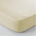Bedeck Luxurious Percale Ivory Single Fitted Sheet