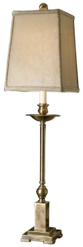 Uttermost Lovett Aged Bronze Buffet Table Lamp 