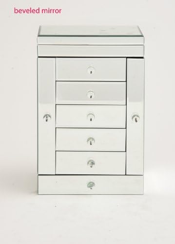 The Statuesque Wood Mirror Jewelry Box