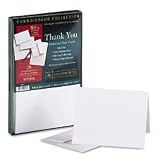Embossed Notecards,Thank You ,w/Envelopes,5-1/2x,WE