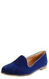 Strip27 Penny Loafer Suede Flats BLUE