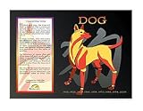  : Asian Zodiac Poster Year of the Dog: Birth Years 1922 1934 1946 1958 1970 1982 1994 2006 2018
