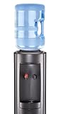 Pure Water Dispenser 100 Series - Top Loading Hot and Cold Water Cooler - Black