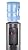 Pure Water DispenserTM 100 Series - Top Loading Hot and Cold Water Cooler - Black