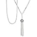 Babeyond ART DECO 1920's Flapper Great Gatsby Inspired CROWN TASSEL Necklace of Imitation Pearls