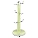 Typhoon Capsule Gloss Cream Steel Body Mug Tree with Stainless Steel Arms and Non Slip Feet