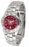 Southwest Missouri State Bears Sport AnoChrome Ladies Watch with Steel Band