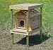 17 Inch Cedar Cat House with Platform  Loft : Size 17 INCH CEDAR W PLATFORM  LOFT NO INSUL