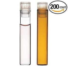 Fisherbrand Shell Vials for Waters Autosamplers; 1mL; Borosilicate Glass