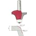 Freud 85-005 2-Inch Diameter x 1-Inch Ogee Bowl Router Bit with 1/2-Inch Shank