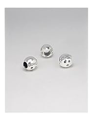 Bowling Ball Bead In 92.5 Sterling Silver