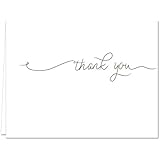 Simple Thank You - 36 Thank You Cards for $12.99 - Blank Cards - Gray Envelopes Included