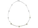 Genuine Pearl and Silver Necklace