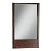 American Standard 9435.101.310 Cascada Rectangular Mirror with Drop Down Shelf, Tobacco