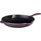 Le Creuset Enameled Cast-Iron 10-1/4-Inch Skillet with Iron Handle, Cassis
