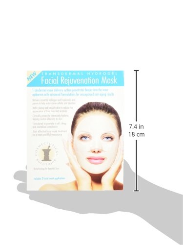 Cosmeceutical Solutions Transdermal Hydro-Gel Facial Rejuvenation Mask with Collagen & Hyaluronic Acid
