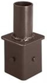 Harris PLL-400MOUNT Parking Light Mount for 4-inch Square Steel Pole, Dark Bronze