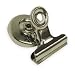Industrial Grade 2WFW6 Magnetic Bulldog Clip, 1In, Slvr, PK2
