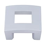 Atlas Homewares 255-BRN 1-3/4-Inch The Moderns Collection Centinel Square Knob, Brushed Nickel