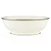 Lenox Columbus Circle Platinum Banded Bone China Open Vegetable Bowl