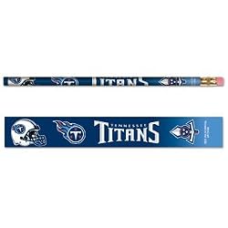 Tennessee Titans Pencil with Eraser 12 Pack