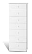 Prepac White 7-Drawer Lingerie Chest