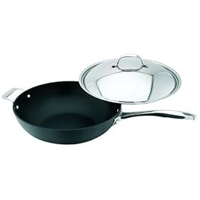 Stellar Hard Anodised 30cm Wok & Lid