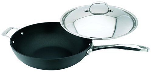 Stellar Hard Anodised 30cm Wok & Lid