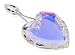 New 925 Sterling Silver Swarovski Heart Crystal Pendant