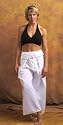 ORGANIC Unisex Solid White Pants
