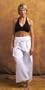 ORGANIC Unisex Solid White Pants